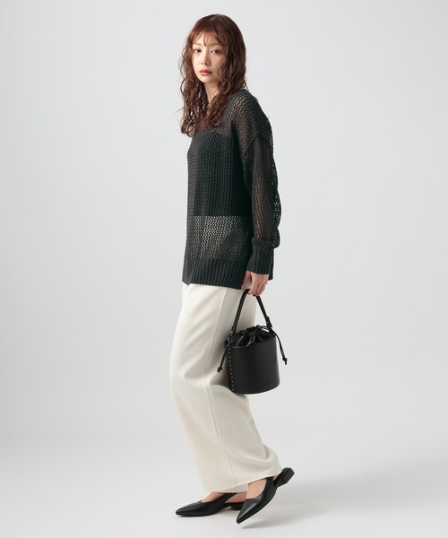 美品 KENZO パゴドン ハンドバッグ フランス製レザー バケツ型 巾着 BAYFLOW（ベイフロー） ハンドバッグ 「巾着単体でも使える