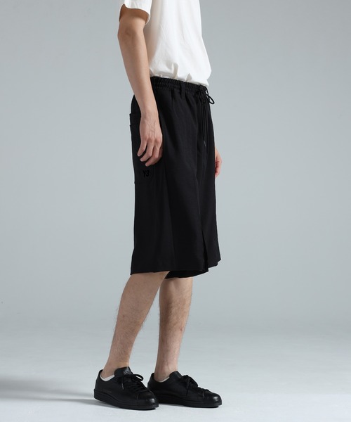 パンツ Y-3 SPORT UNIFORM PLEATED SHORTS メンズの画像