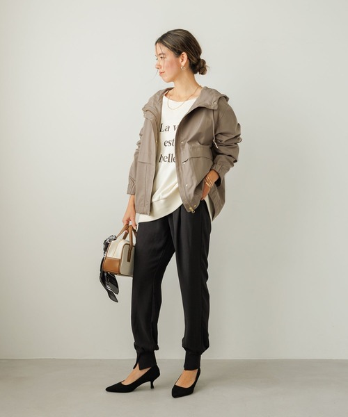 「BAYFLOW」 パンツ LARGE グレイッシュベージュ レディース_画像3