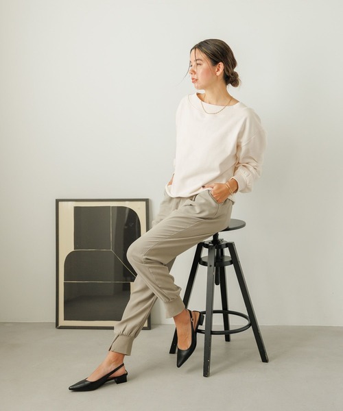 「BAYFLOW」 パンツ LARGE グレイッシュベージュ レディース_画像5