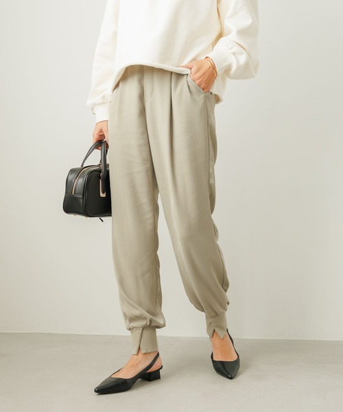 「BAYFLOW」 パンツ LARGE グレイッシュベージュ レディース_画像7