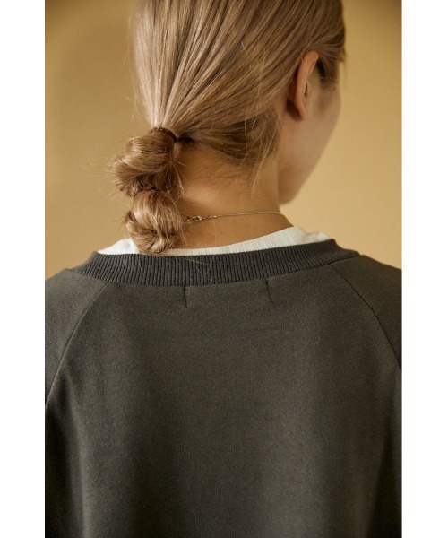 「BLACK BY MOUSSY」 スウェットカットソー FREE パープル レディース_画像3