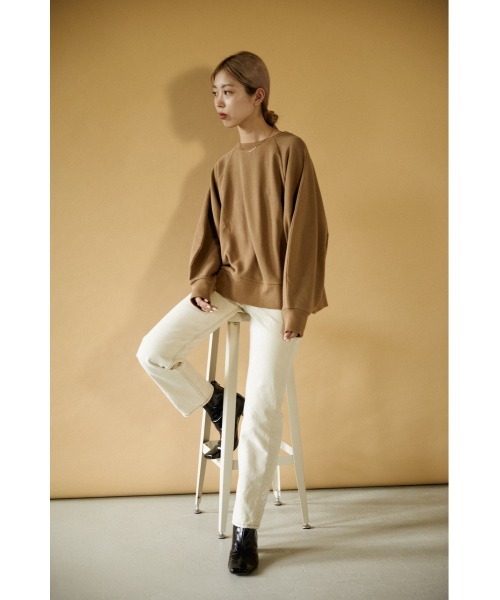 「BLACK BY MOUSSY」 スウェットカットソー FREE パープル レディース_画像6