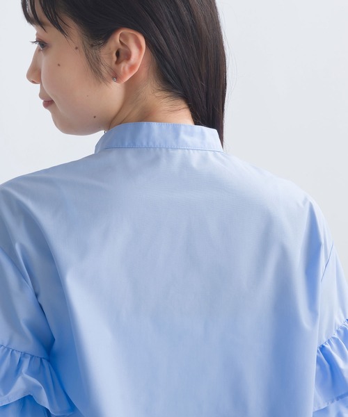 「PICCIN」 長袖シャツ M オフホワイト レディース_画像5