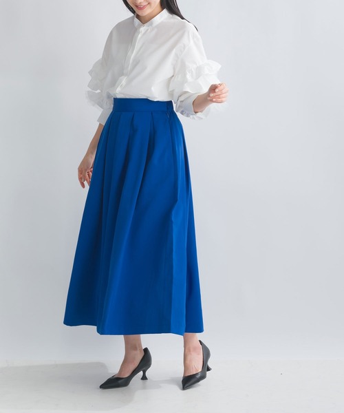 「PICCIN」 長袖シャツ M オフホワイト レディース_画像7