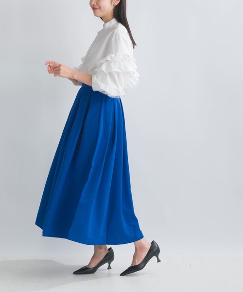 「PICCIN」 長袖シャツ M オフホワイト レディース_画像8