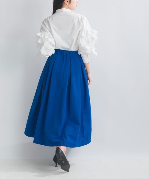 「PICCIN」 長袖シャツ M オフホワイト レディース_画像9