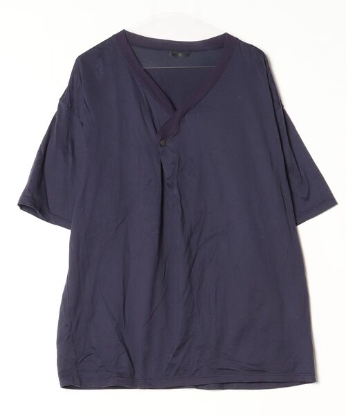 「ato」 半袖Tシャツ 48 パープル メンズ_画像2