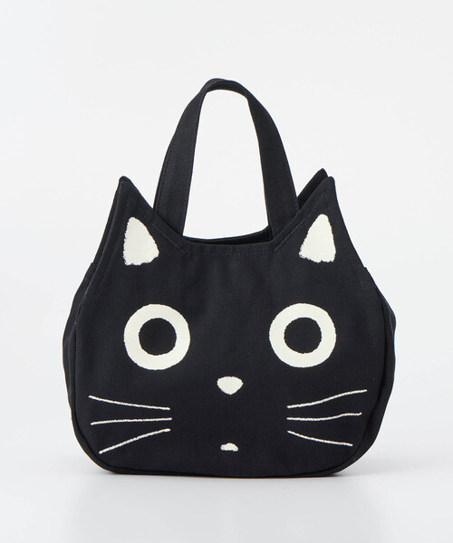 専用になります。　　クロッチくん猫フェイス型ファスナーバック*　ハンドメイド pjc クロッチくん × ストレッチデニム生地 ハンドメイド 18