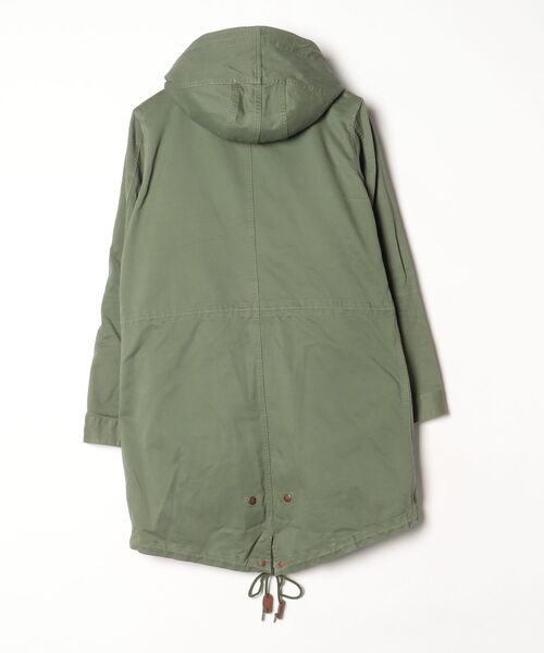 「FRED PERRY」 ミリタリーコート SMALL グリーン メンズ_画像2