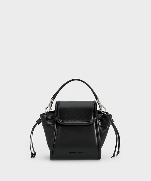 「CHARLES \u0026 KEITH」 2WAYバッグ - ダークブラウン レディースの画像