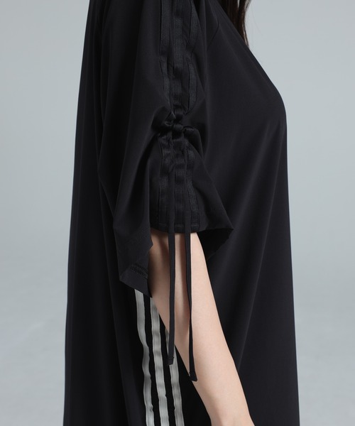Y-3 ワンピース CINCH 3 STIPES OVERSIZED TEE DRESS : ZOZOTOWN Yahoo