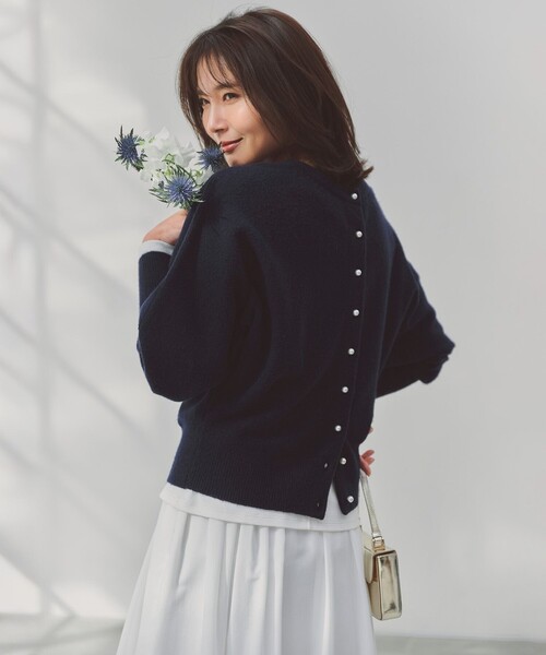 「UNFILO」 カーディガン MEDIUM グレー レディース_画像8