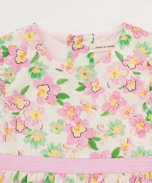 sense of wonder ワンピース 小花柄バルーンワンピース キッズ 子供服