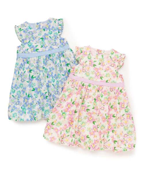 sense of wonder ワンピース 小花柄バルーンワンピース キッズ 子供服