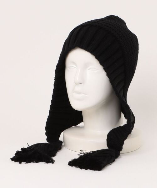 「AMINA COLLECTION」 ニットキャップ FREE グレー レディース_画像4