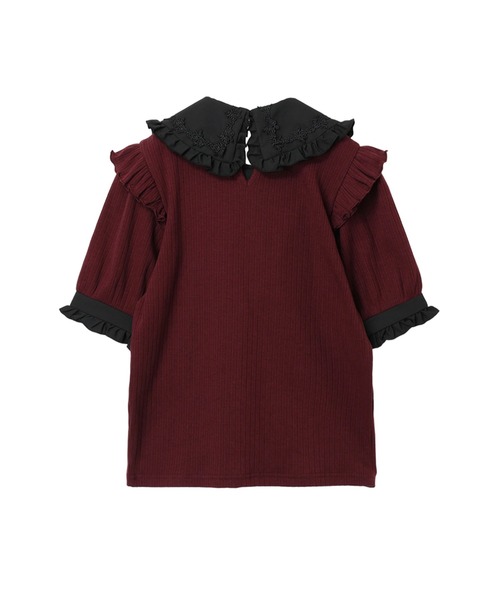 NOEMIE（ノエミー） tシャツ 半袖 ゴシックローズレースリボン
