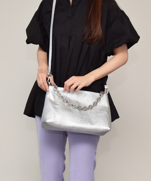 RIPANI（リパーニ） 2WAYバッグ ALL シルバー レディース : ZOZOTOWN 