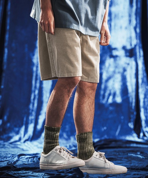 パンツ mp14894- Vintage Wash Corduroy Relax Shorts ショートパンツ(AG06-013scg) メンズ_2