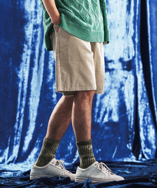 パンツ mp14894- Vintage Wash Corduroy Relax Shorts ショートパンツ(AG06-013scg) メンズ_7
