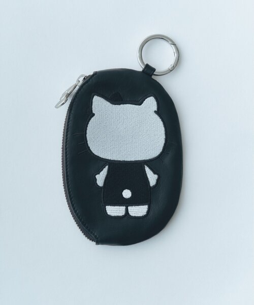 ポーチ 「HELLO KITTY（ハローキティ）×ear」コラボレザーケース「本革」 レディースの画像