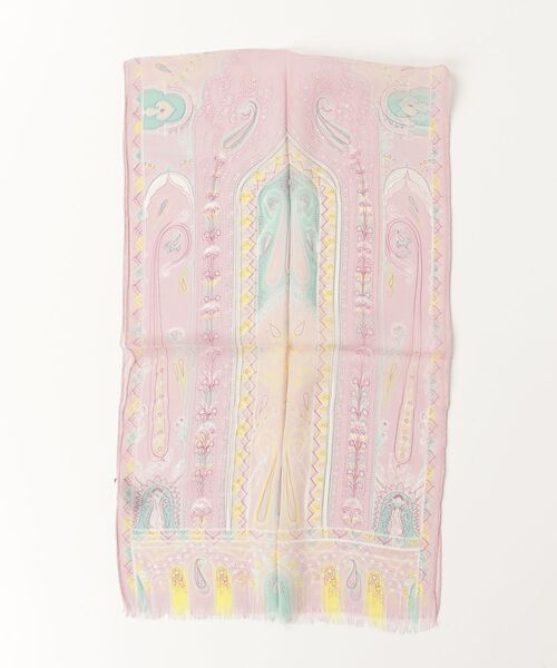 ETRO（エトロ） ペイズリースカーフ - ピンク レディース : ZOZOTOWN
