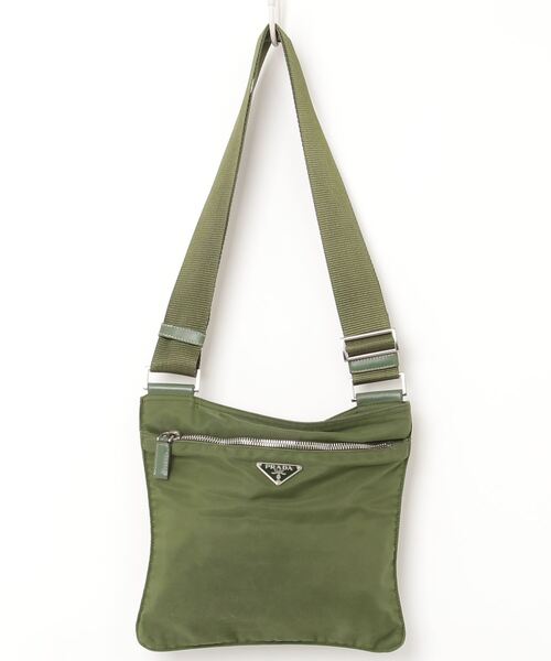 PRADA（プラダ） ショルダーバッグ - グリーン レディース : ZOZOTOWN