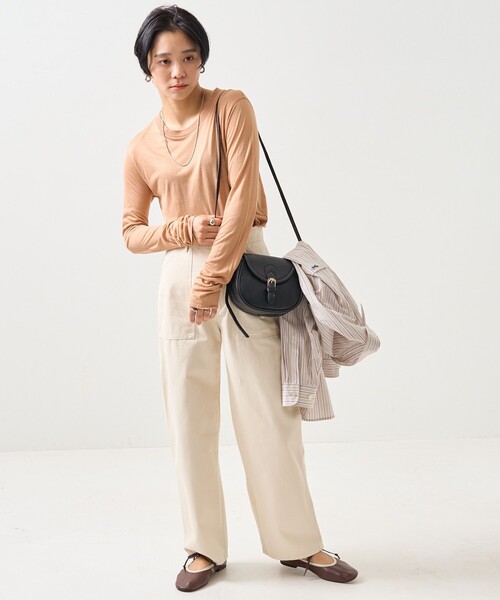 「FREAK'S STORE」 カーゴパンツ MEDIUM キャメル レディース_画像7
