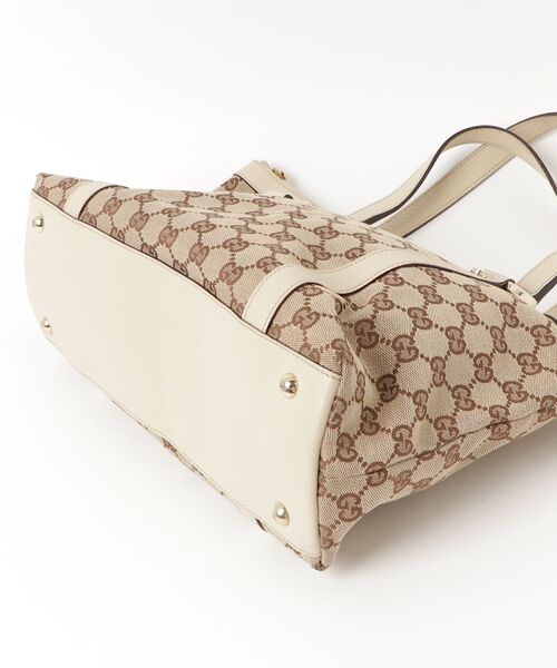 GUCCI（グッチ） トートバッグ - ベージュ レディース : ZOZOTOWN
