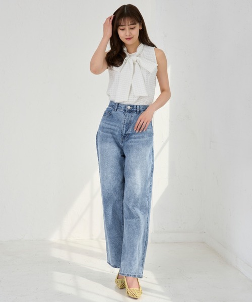 Her lip to ノースリーブブラウス M ホワイト レディース : ZOZOTOWN