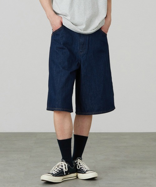 Lee（リー） ワイドパンツ ハーフパンツ ジーンズ 短パン Wrangler