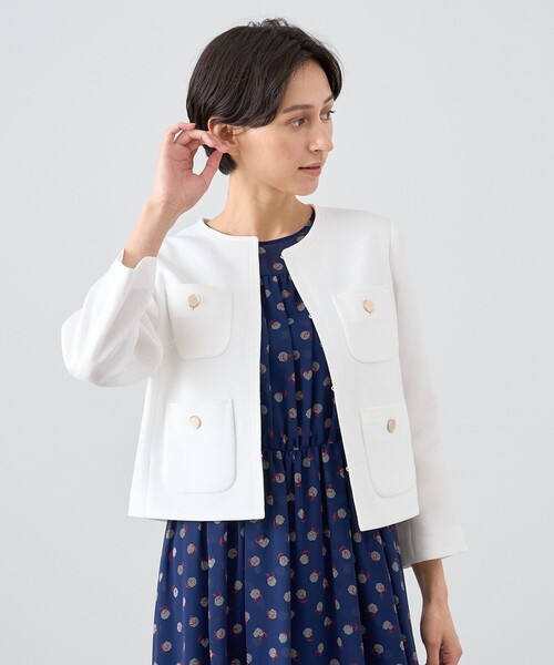 ANAYI」 テーラードジャケット 38 ホワイト レディース ANAYI - 白 