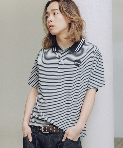 THRASHER（スラッシャー） ポロシャツ 半袖 THRASHER×MSG 別注 ワン