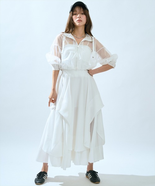 AND COUTURE（アンドクチュール） ロング スカート ラウンドヘム