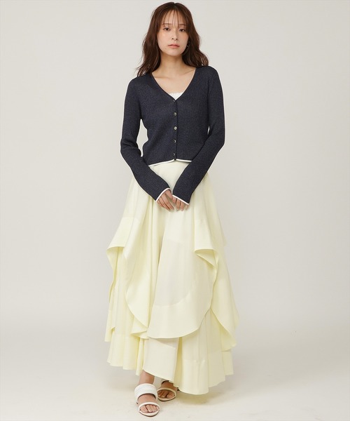 AND COUTURE（アンド クチュール） ラウンドヘムティアードスカート AND COUTURE（アンドクチュール） ロング スカート ラウンドヘム