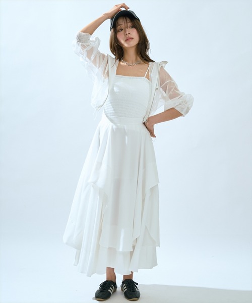 AND COUTURE（アンドクチュール） ロング スカート ラウンドヘム