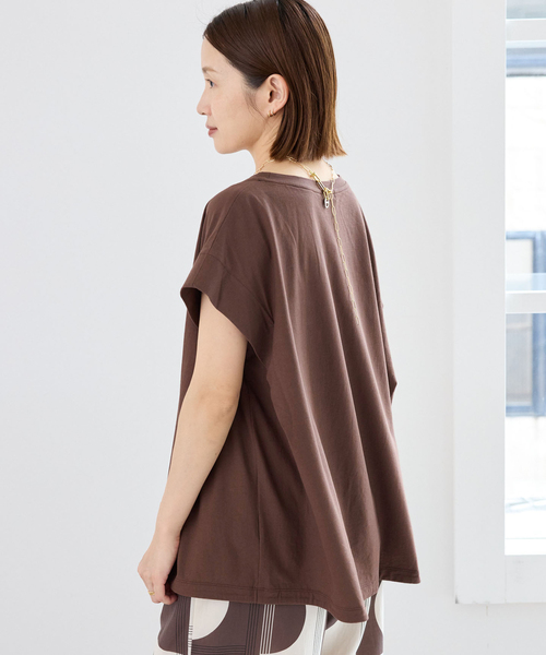 IENA（イエナ） tシャツ 半袖 「接触冷感」フレンチタックスリーブ