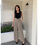 サロペット オーバーオール TUCK CAMI...の詳細画像1