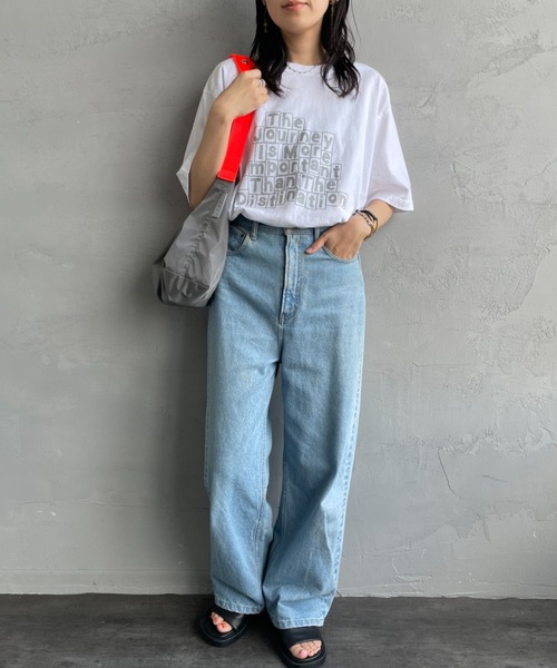 「FUNG」 半袖Tシャツ M ホワイト レディース_画像4