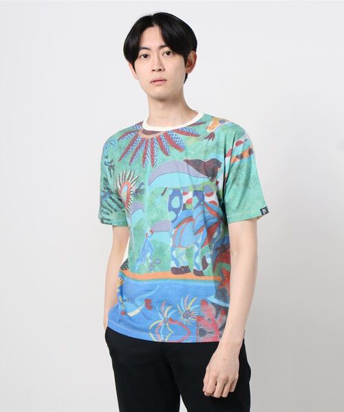 【まとめ買い】 x orgabits tシャツ master gym AKI （flower ビッグプリントTEE ミュージシャン