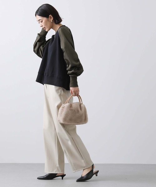 「Gready Brilliant」 「favori」長袖カットソー 38 トップグレー レディース_画像3