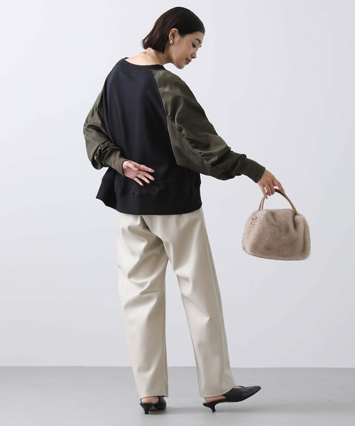 「Gready Brilliant」 「favori」長袖カットソー 38 トップグレー レディース_画像4