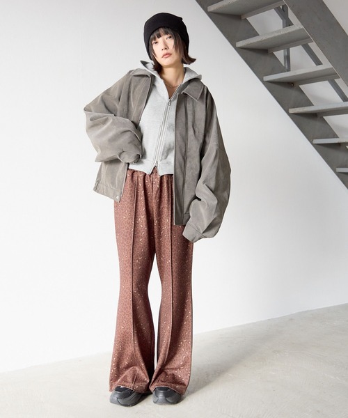 「PBLIM」 ジャージパンツ LARGE ネイビー レディース_画像6