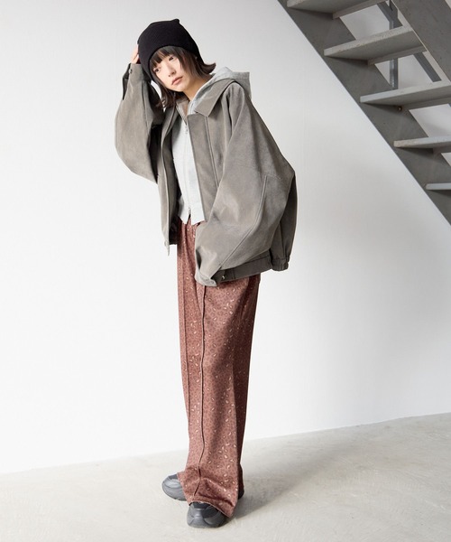 「PBLIM」 ジャージパンツ LARGE ネイビー レディース_画像7