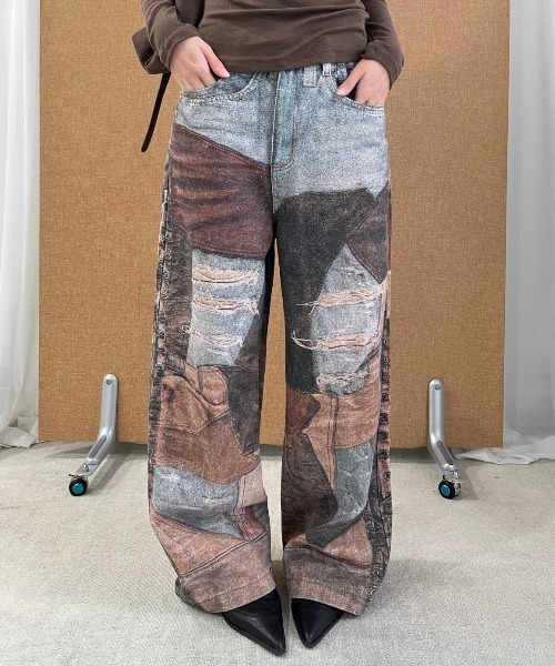 CHUN CHUN NOTES ワイドパンツ ジーンズ デニム デニムパンツ 26AW 