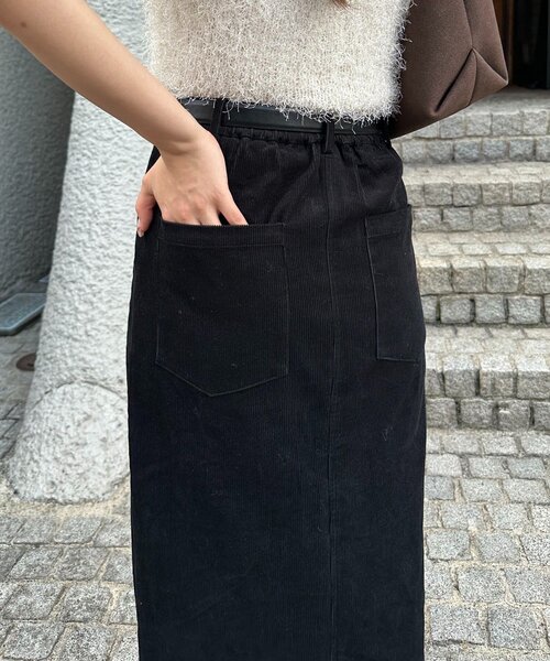 CAPRICIEUX LE'MAGE（カプリシューレマージュ） ロング スカート 「低