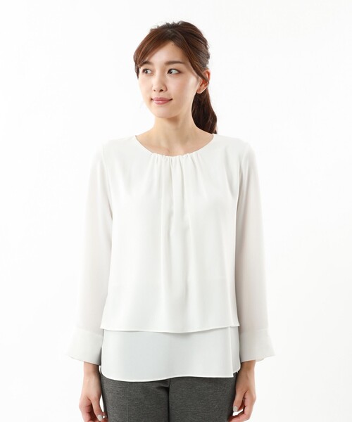 新作超激得 tシャツ Tシャツ ジョーゼットコンビクルーカットソー ZOZOTOWN PayPayモール店 - 通販 - PayPayモール HOT通販