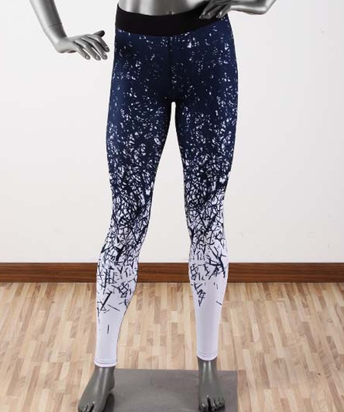 HYS SHOP レギンス スパッツ レディース カラフルフィットネス