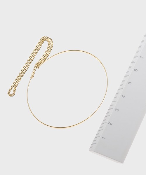 COCOSHNIK（ココシュニック） ブレスレット K10キヘイチェーン 平板