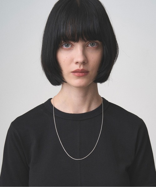 JUHA ネックレス NECKLACE - CHAIN LONG SILVER メンズ